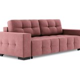 Canapea extensibila 3 locuri Alto Velvet Pink