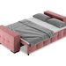 Canapea extensibila 3 locuri Alto Velvet Pink