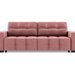 Canapea extensibila 3 locuri Alto Velvet Pink